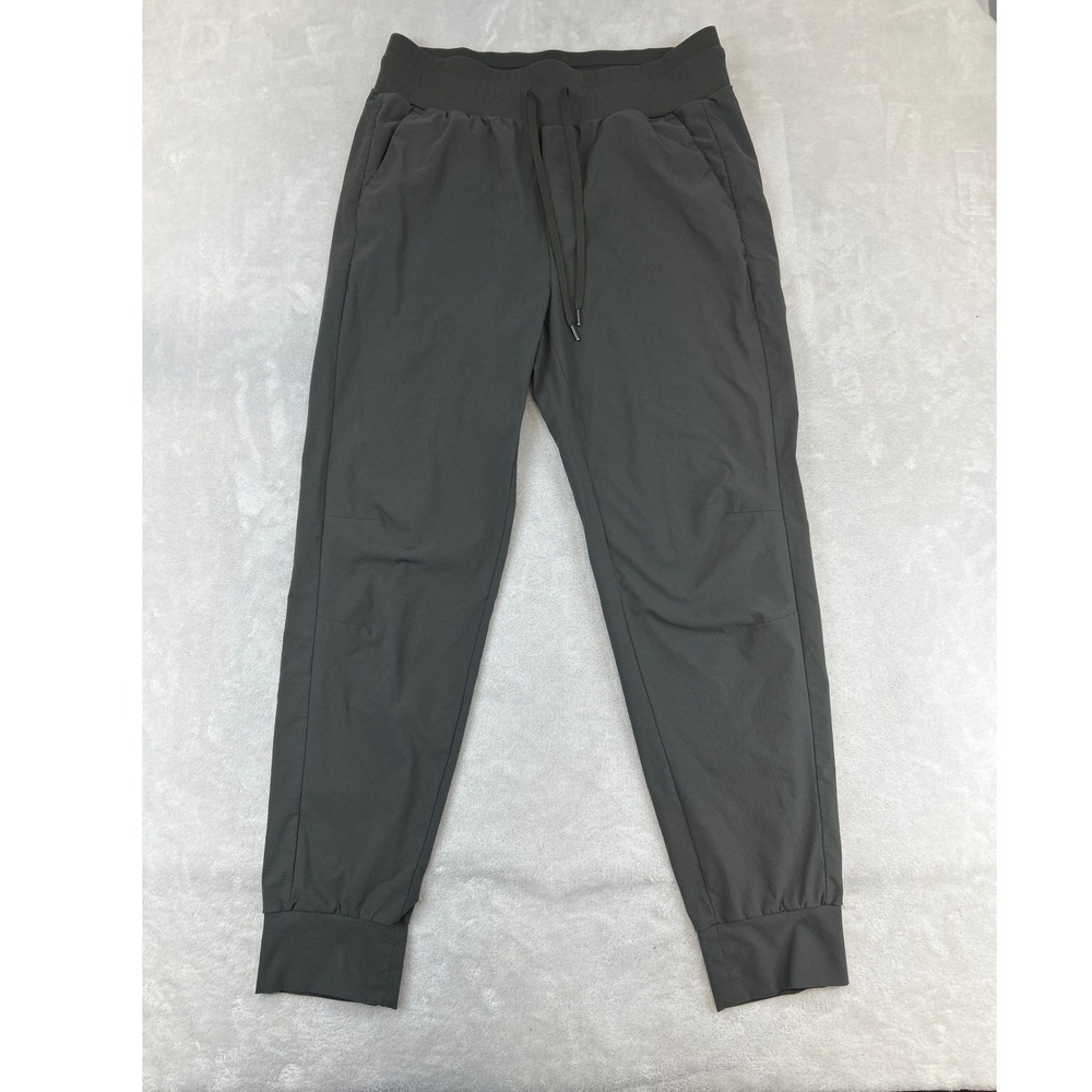 Lululemon On the Fly Jogger Women 12 Grey Luxtreme Travel Pants Gorpcore